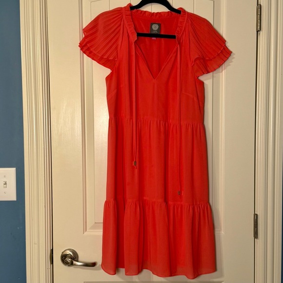 Vince Camuto Dresses & Skirts - Vince Camuto‎ Tiered Babydoll Dress Size 8 Summer Wedding Vacation Brunch Party